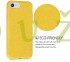 Eco Bio kryt iPhone 6/6S, 7/8, SE 2 - žltý
